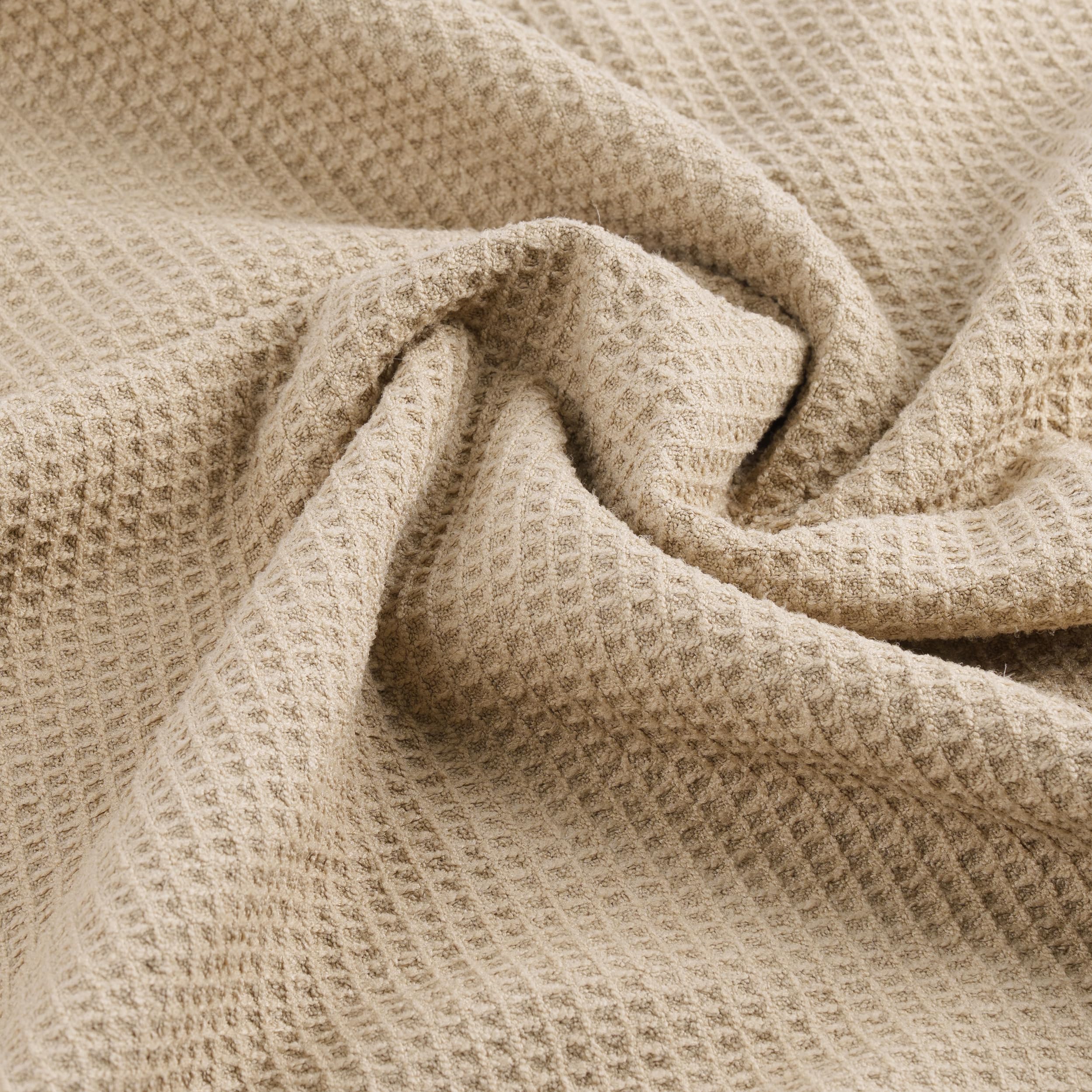 POLYTE 380 GSM Microfiber Oversize Quick Dry Lint Free Waffle Bath Towel for Body, 60 x 30 in, Set of 2 - Image 6