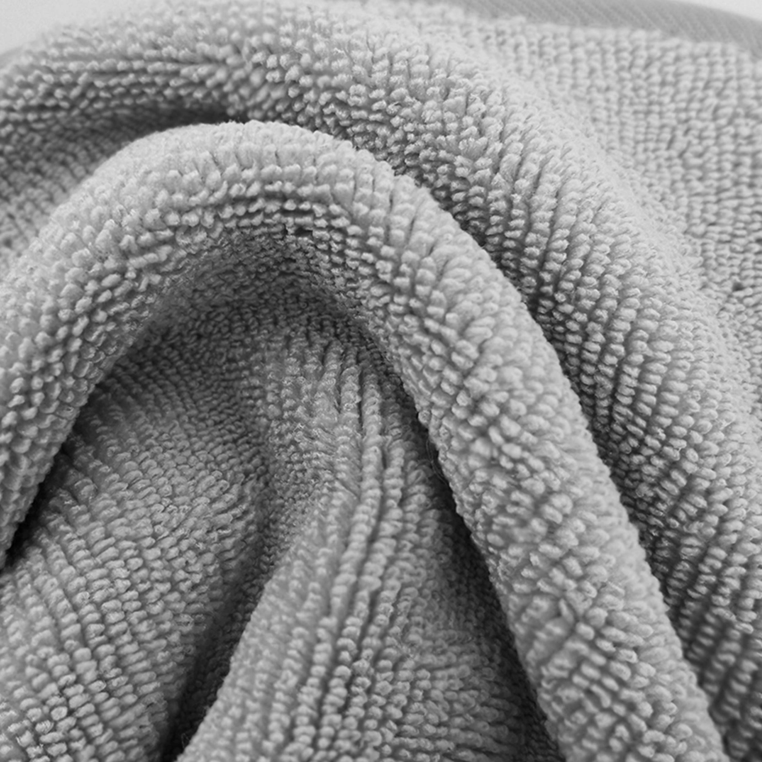 Polyte Premium Hypoallergenic Microfiber Makeup Remover and Facial Cleansing Cloth, 8 x 8 in, 6 Pack (Gray,White) - Image 5