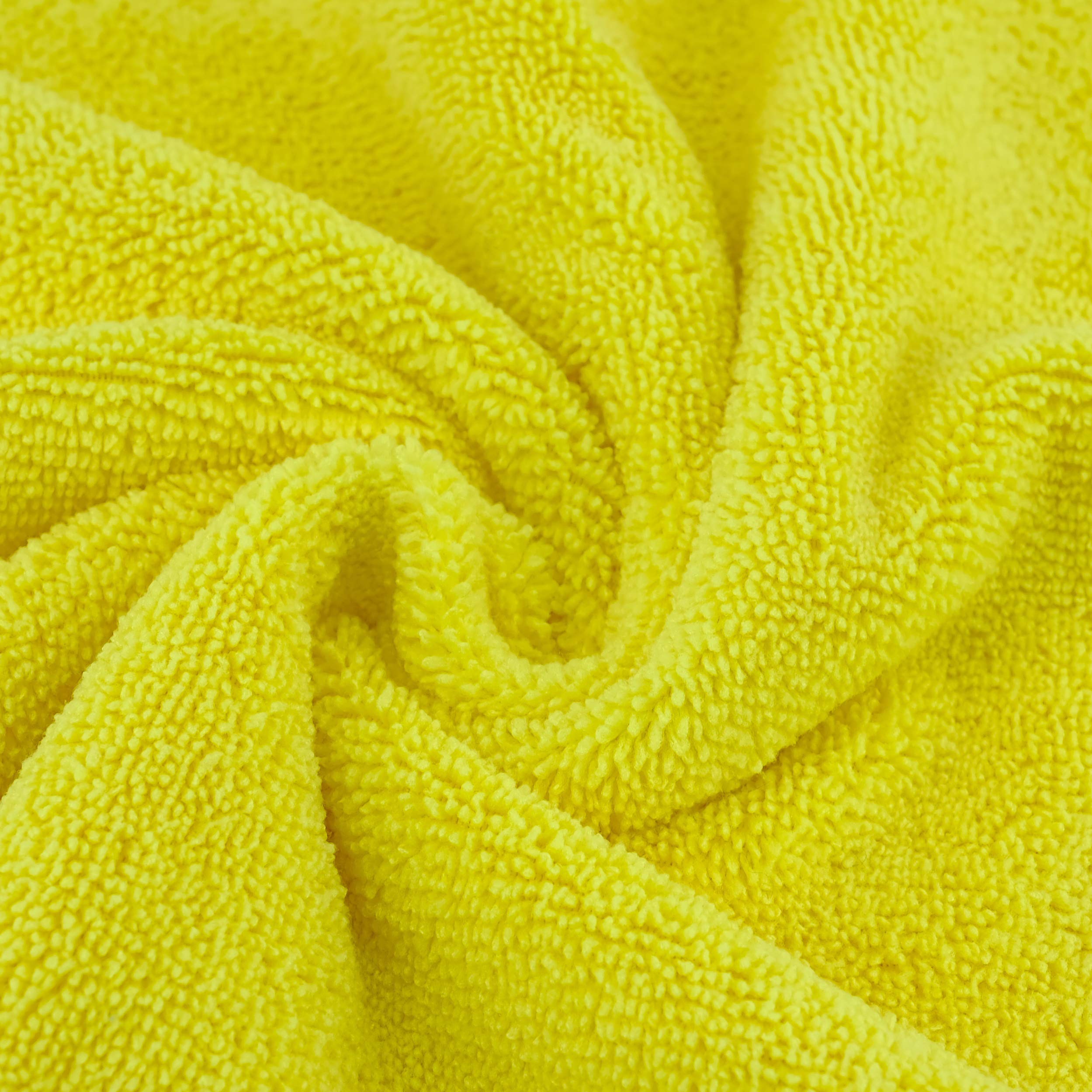 POLYTE Premium Microfiber Cleaning Towel,16x16 in 24 Pack (Blue,Gray,Yellow) - Image 5